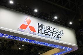 Mitsubishi Electric signboard and logo